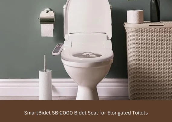 SmartBidet SB-2000 Bidet Seat for Elongated Toilets