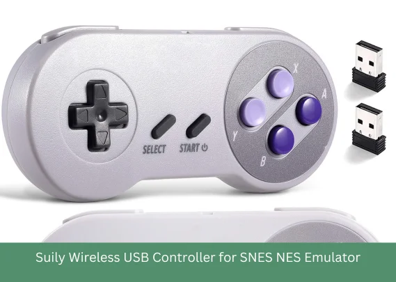 suily Wireless USB Controller for SNES NES Emulator